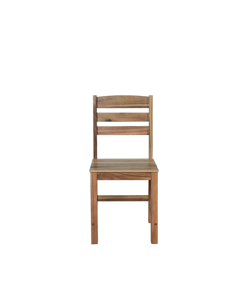 Streamdale Furniture Acacia Wood Outdoor Table and Chair Set