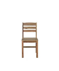 Streamdale Furniture Acacia Wood Outdoor Table and Chair Set