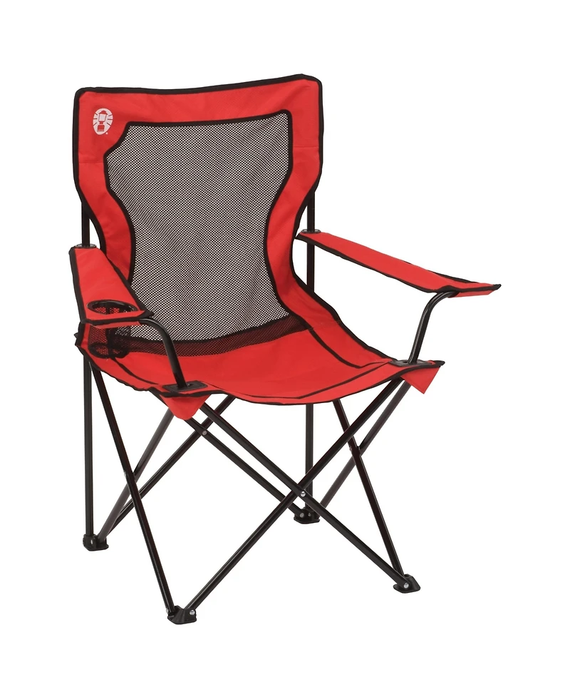 Coleman Broadband Mesh Quad Camping Chair with Carry Bag