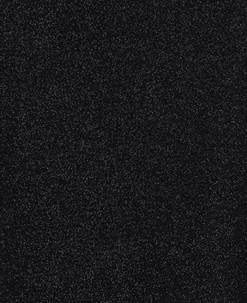 Xscape Petite Metallic Knit Mock Neck Sheath Gown