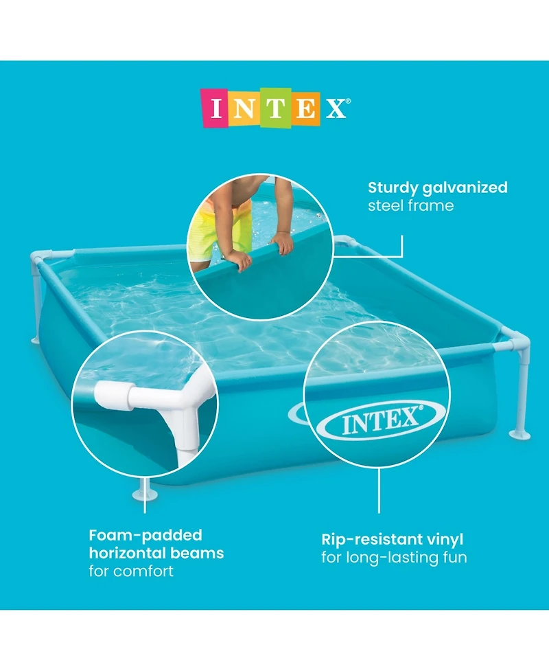 Intex 57173Ep Mini Frame Kiddie Foot Beginner Frame Swimming Pool