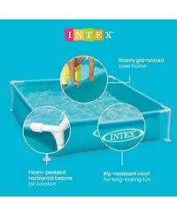 Intex 57173Ep Mini Frame Kiddie Foot Beginner Frame Swimming Pool