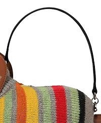 Jw Pei Addison Dachshund Plain Weave Medium Clutch Handbag
