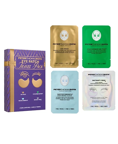 Peter Thomas Roth 4-Pack Travel Eye Patches Set