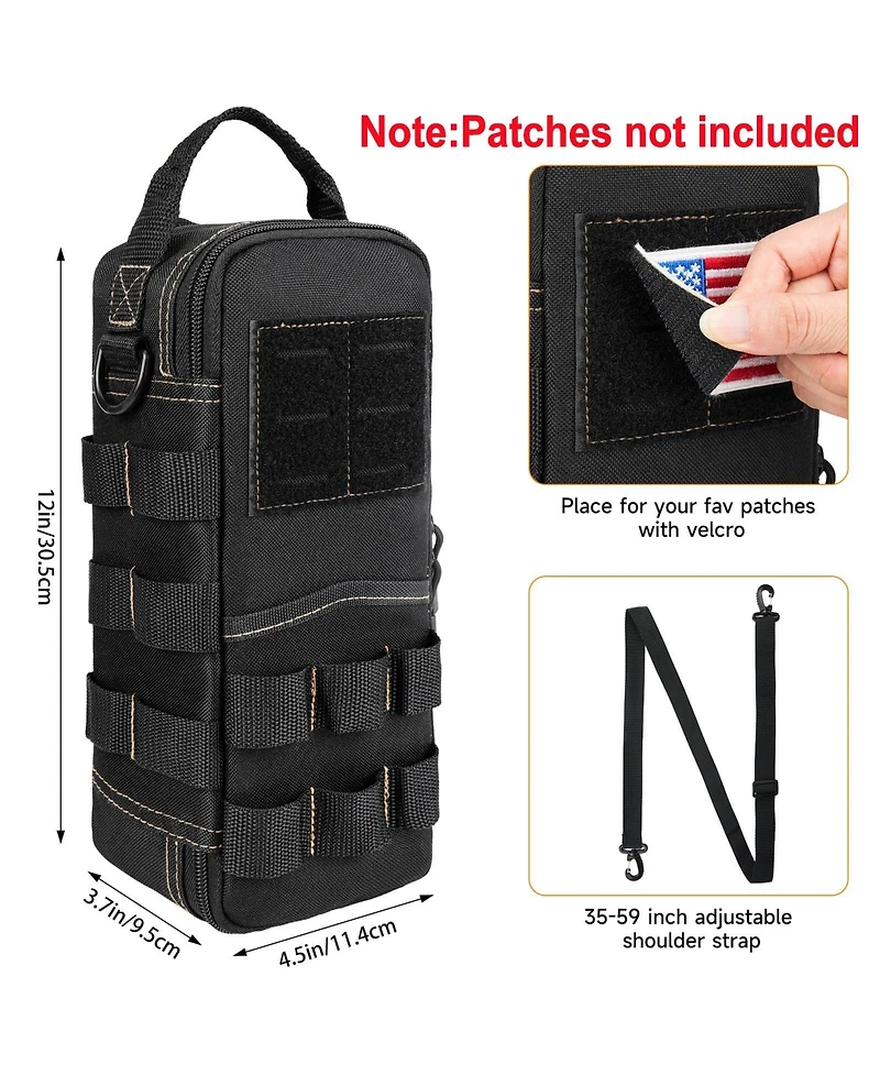Xdovet Heavy Duty Tool Bag Carabiner Pouch Portable Utility Organizer Shoulder Electricians
