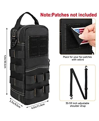 Xdovet Heavy Duty Tool Bag Carabiner Pouch Portable Utility Organizer Shoulder Electricians