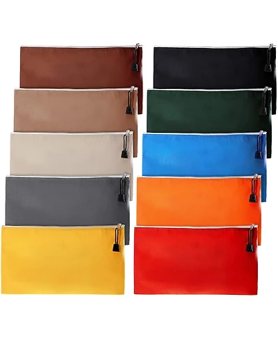 Xdovet Canvas Tool Pouch Metal Zipper Utility Bags Organizer