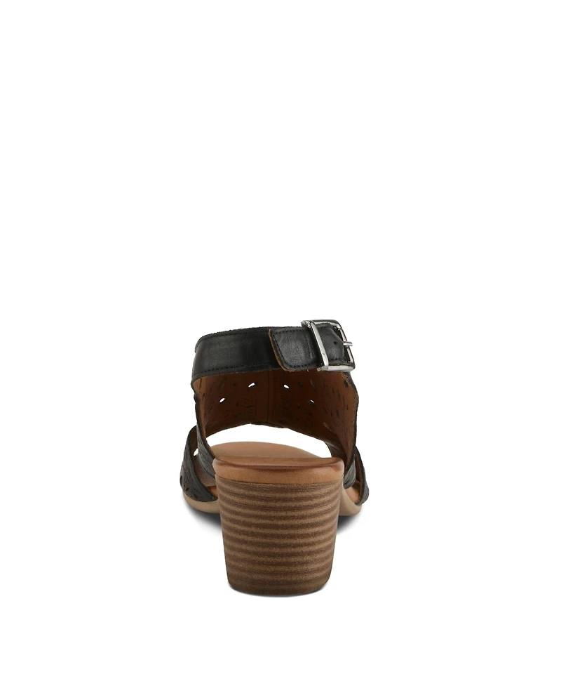 Spring Step Women's Kovach Slingback Sandal with Buckle Closure