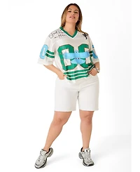 Ashley Stewart Plus God Has a Plan Printed Jersey