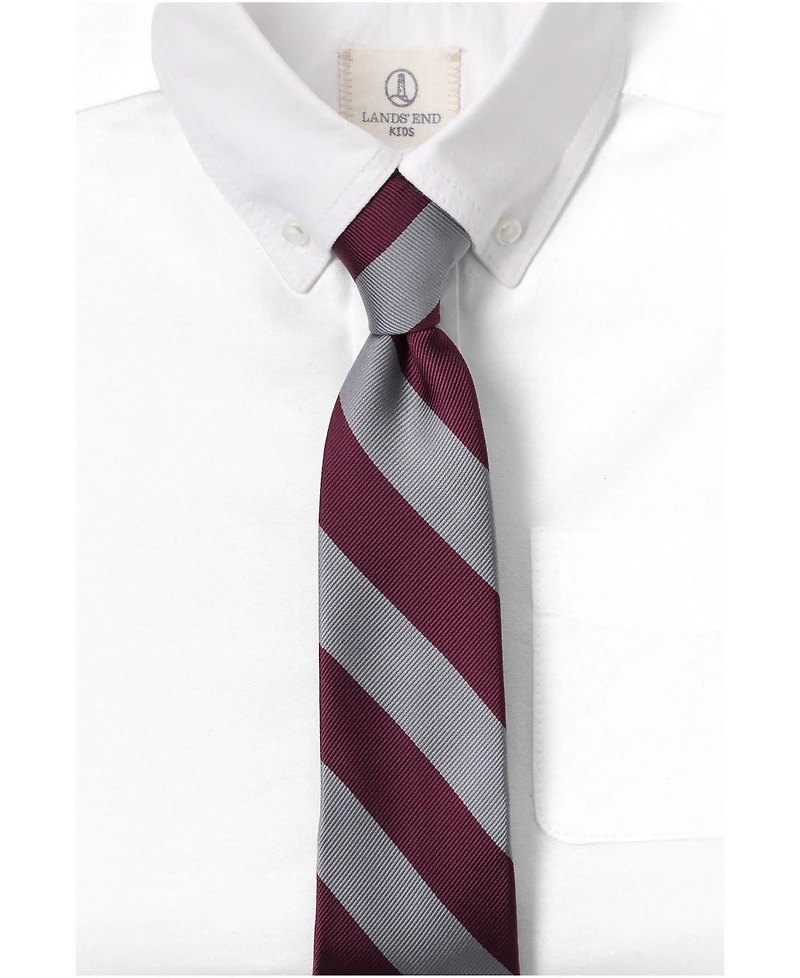 Lands' End School Uniform Kids Stripe To Be Tied Tie