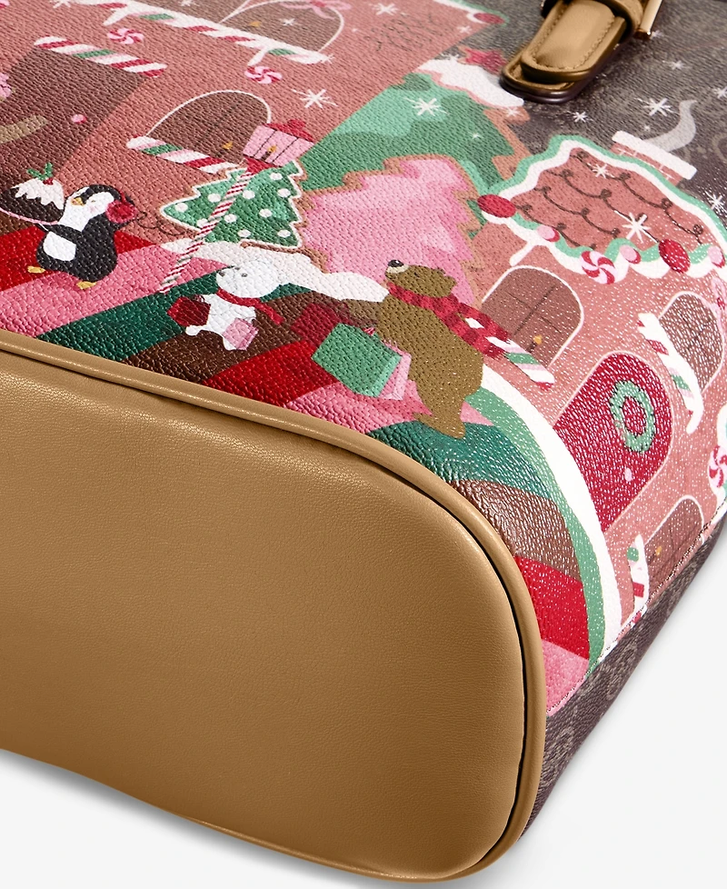 Giani Bernini Gingerbread Bears Tulip Tote, Macy's Exclusive