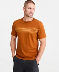 Sun + Stone Men's Ben Bonfire Stripe Graphic T-Shirt, Macy's Exclusive