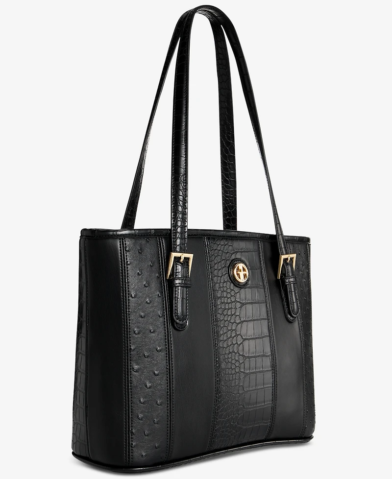 Giani Bernini Mixed Media Tulip Tote, Macy's Exclusive