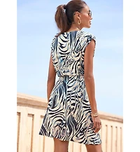 Lascana Women's Smocked Waist Dress
