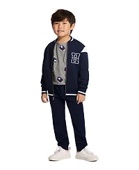 Tommy Hilfiger Boys' 2T-7 Collegiate Varsity Zip-Front Jacket