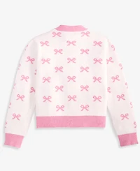 Epic Threads Girls 5-20 Bow Pattern Long-Sleeve Cardigan, Macy's Exclusive