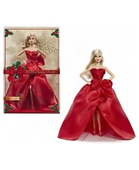 Barbie 2026 Holiday 13" Strapless Gown Bow Detail Fashion Doll, Ages 6+