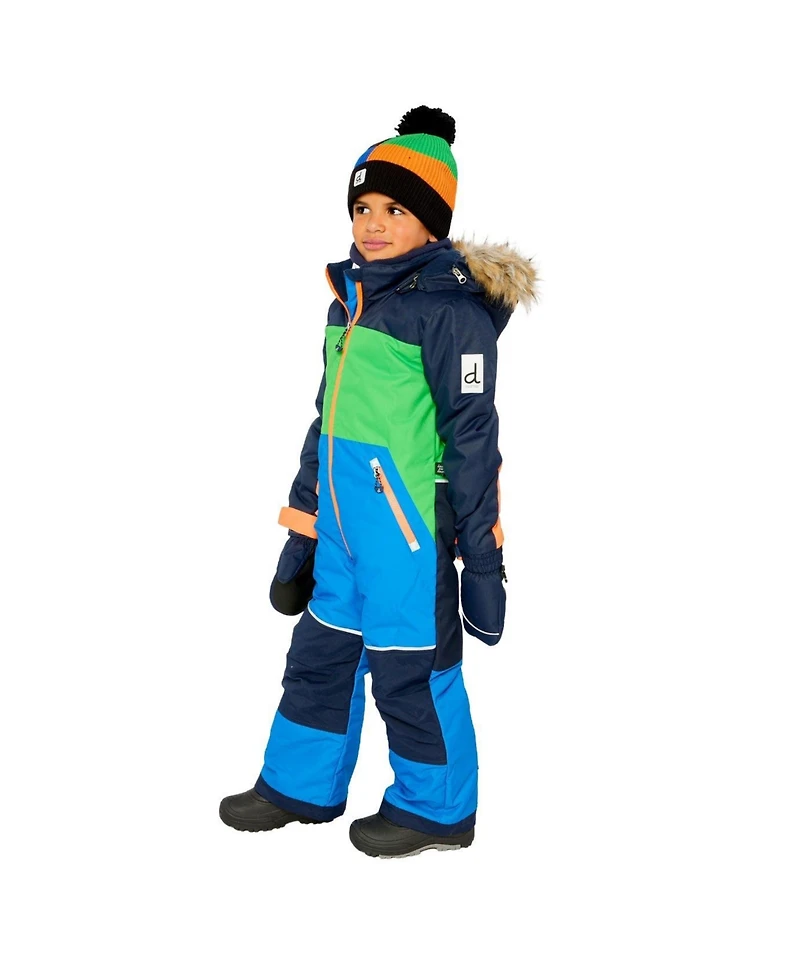 Deux par Deux Little and Big Boy ( 7 To 9 )One Piece Discover Snowsuit