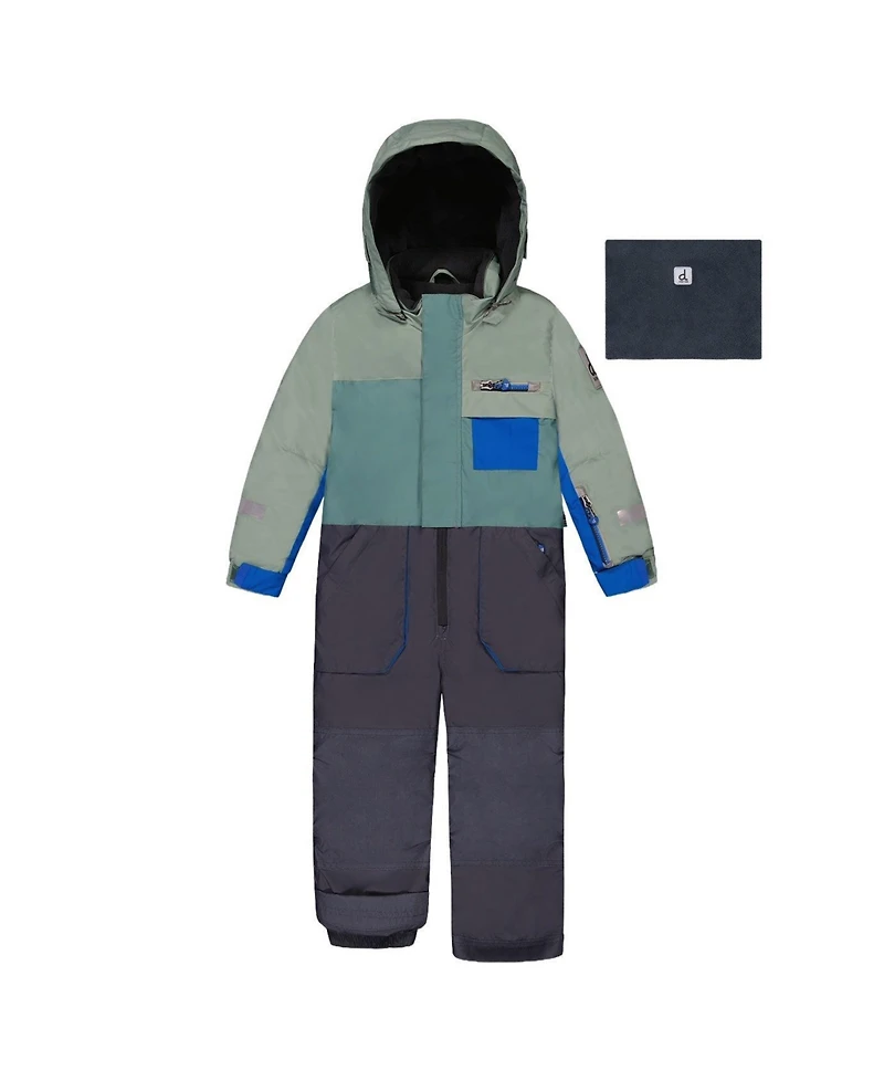 Deux par Toddler Boys ( 2T To 5T ) One Piece Play Snowsuit Sage