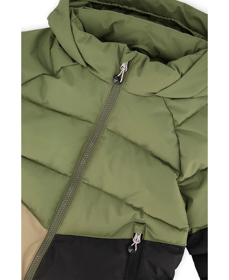 Deux par Deux Toddler Boy (2T-5T) Color-Block Winter Jacket