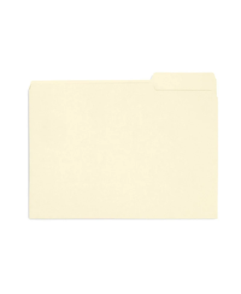 Danrong Manila Folders Letter Size 1 3 Cut Top Tabs Assorted Positions 200 Pack Paper Office Organization