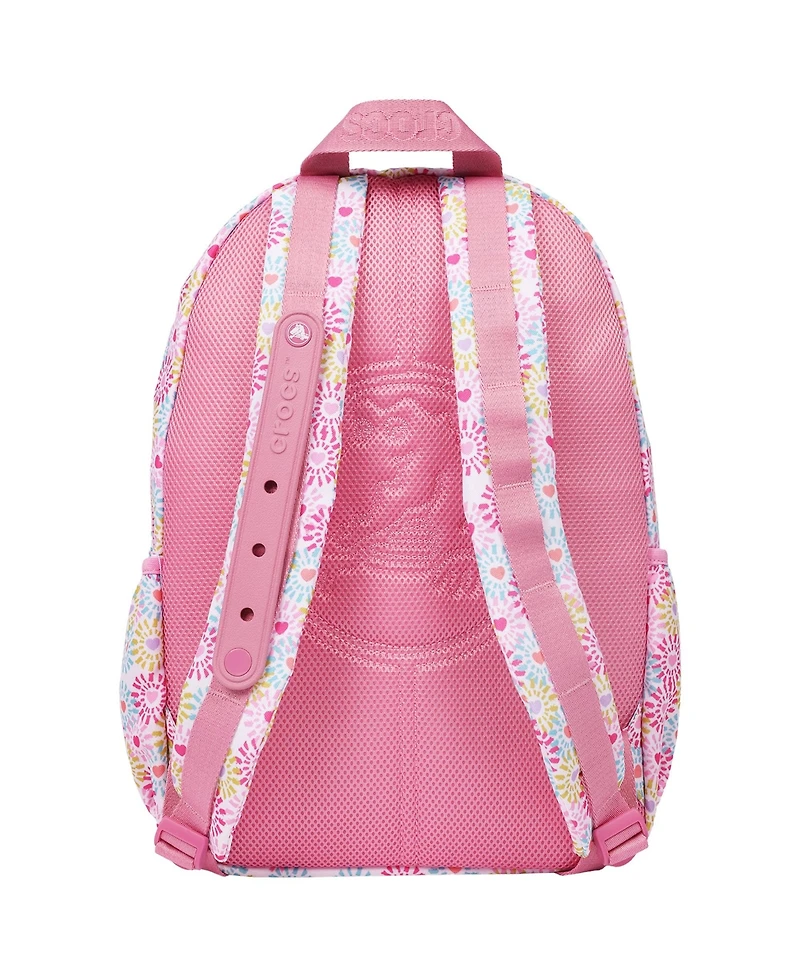 Crocs Floral Back to School Backpack with Eva Front Pocket Customizable Jibbitz Backpack