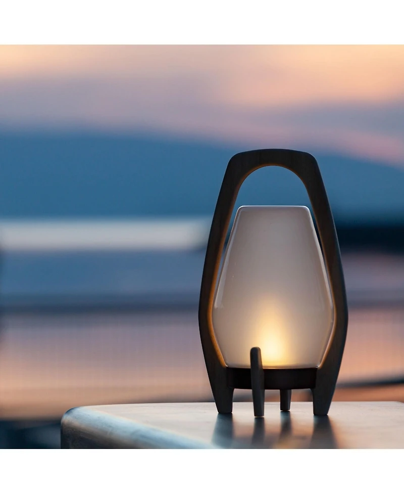 Allsop Home & Garden, Drifter Lantern - Rechargeable Glass Led Lanterns