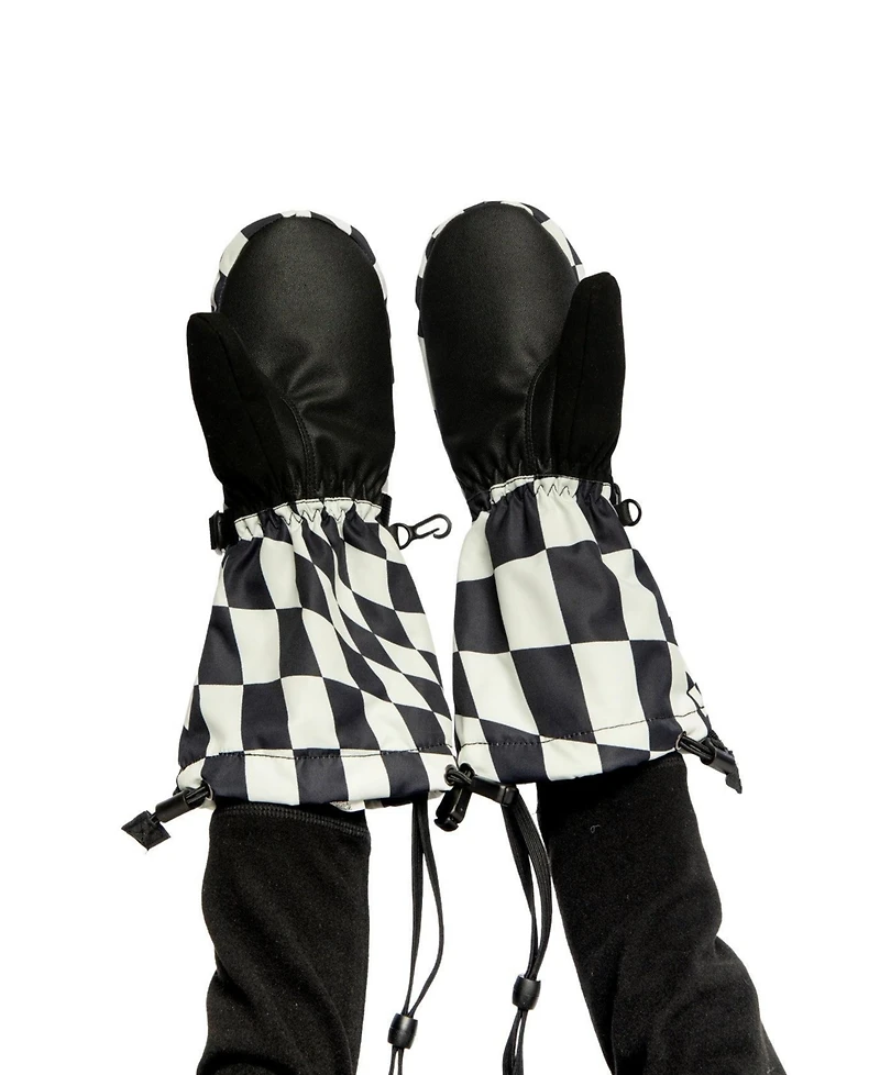 Deux par Toddler Boy 2-5 Teknik Winter Mittens Checkered Print