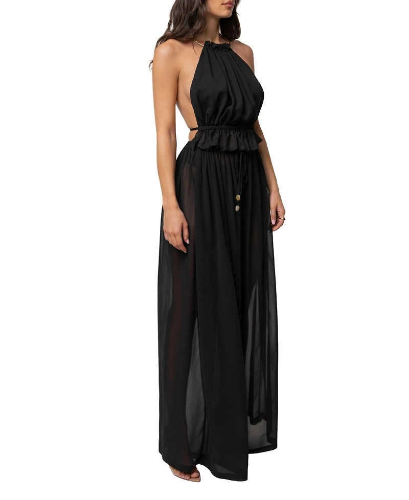 Jluxlabel Women's Resort Glow Chiffon Pant