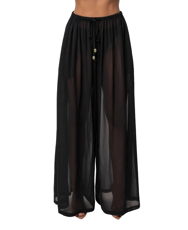 Jluxlabel Women's Resort Glow Chiffon Pant