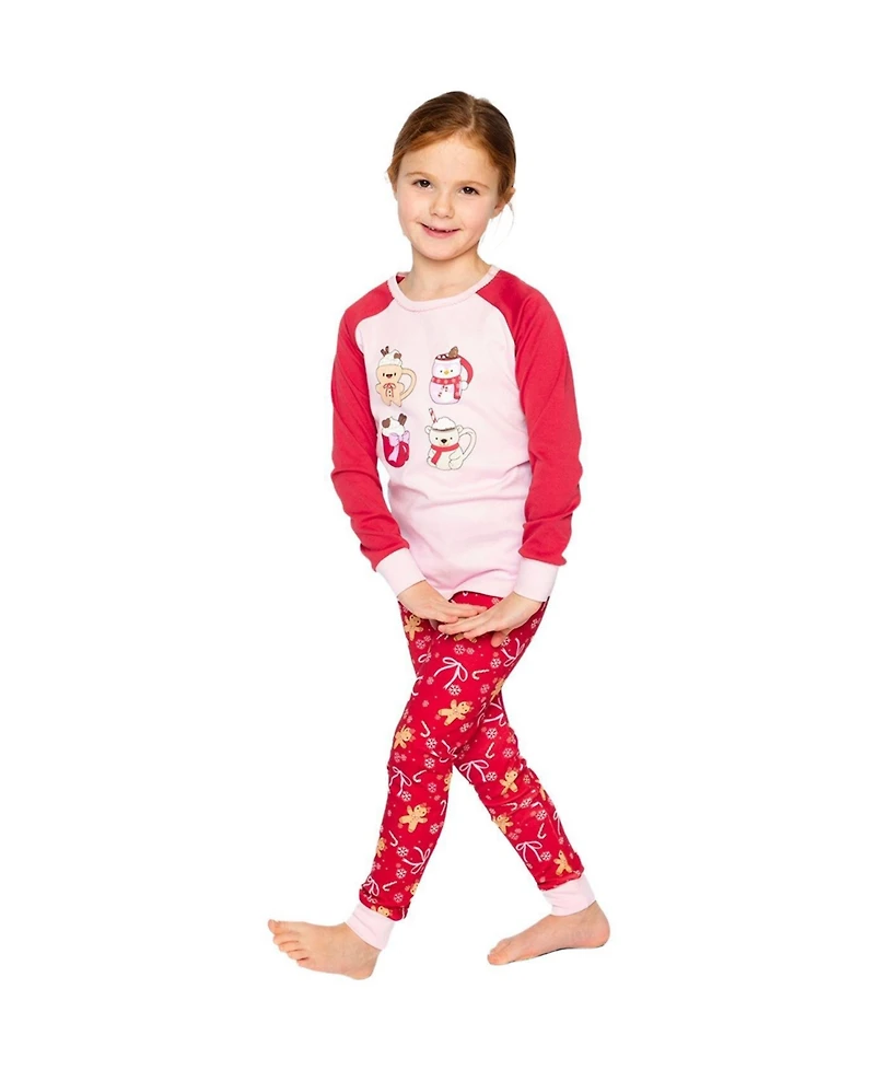Deux par Little and Big Girl (6 - 12) Cotton Two-Piece Pajama Set