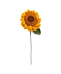 John Bead Sunflower Floral Crochet Diy Kit for Beginners