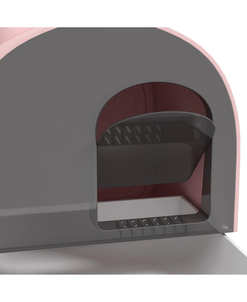 Ruie Covered Cat Litter Box with Lid Scoop and Air Filter