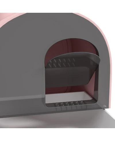 Ruie Covered Cat Litter Box with Lid Scoop and Air Filter