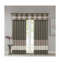 Avobird Pintuck Curtain Panel