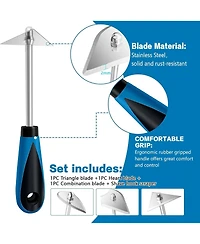Xdovet Shave Hook Scraper Stainless Steel Paint Remover Tool