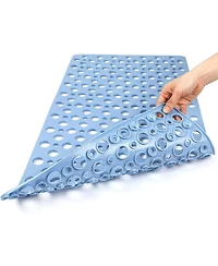 Cowin Bathroom Non Slip Shower Mat with Suction Cup and Drain Hole Bathtub Nonslip Mat, Super Soft Pvc Bathroom Mat