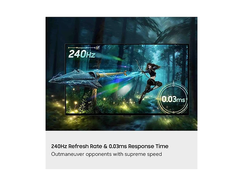 Samsung Odyssey G80SH 27" Oled 4K 240Hz Gaming Computer Monitor