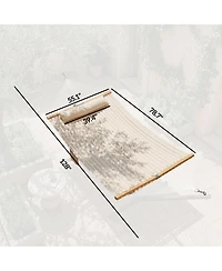 Outsunny Outdoor Hammock, 2-Person, 440 lbs Capacity