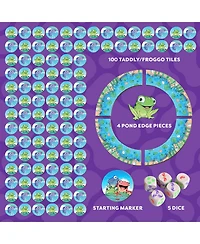 Haba Froggos 100-Piece Dice Game, Ages 6+
