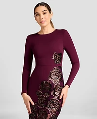 Dress the Population Women's Mara Bodycon Long Sleeve