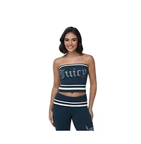 Juicy Couture Women's Strapless Fleece Tube Top