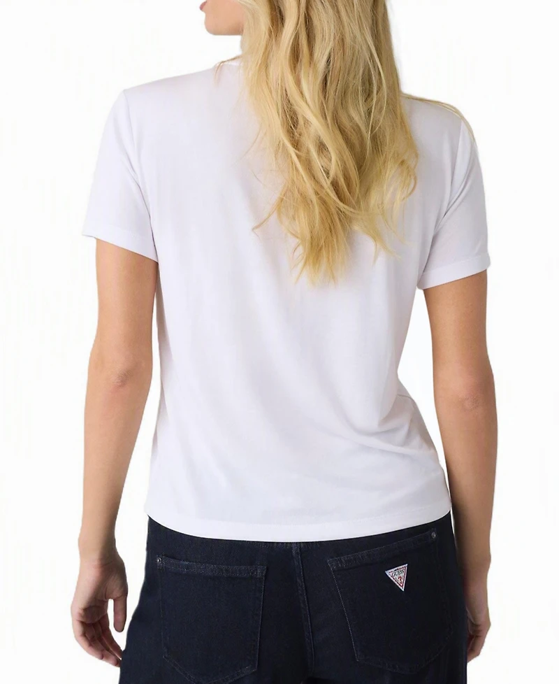 Guess Women's Short-Sleeve Crewneck T-Shirt