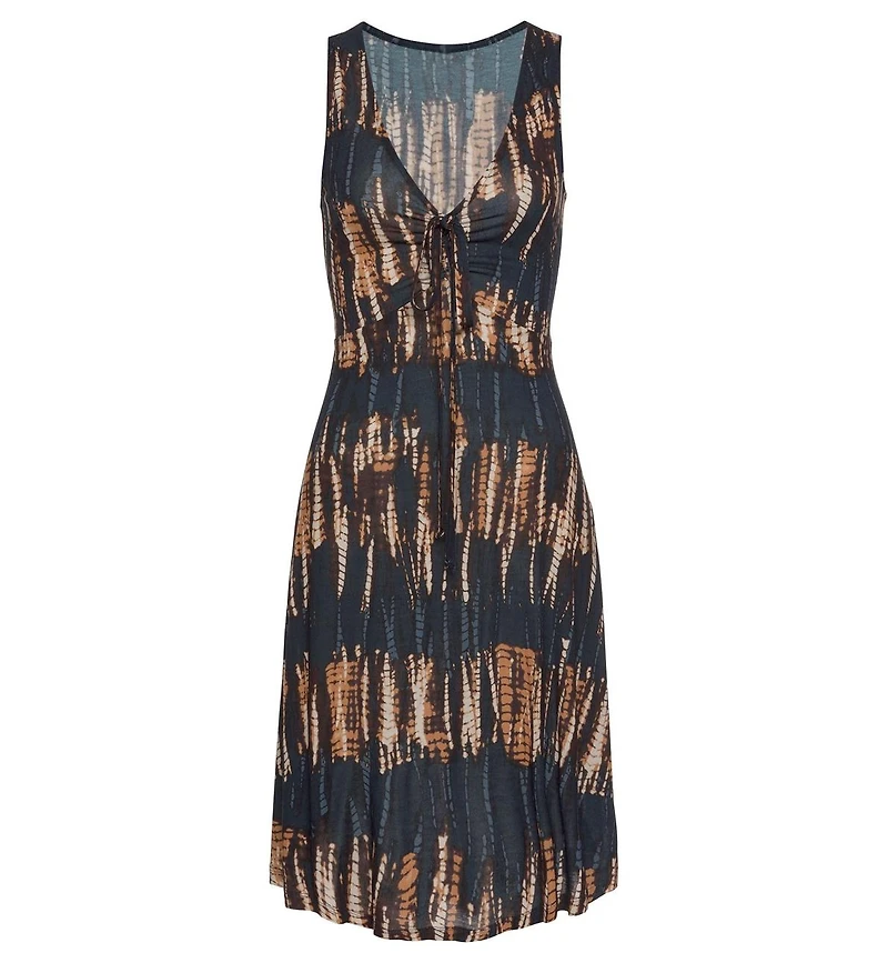 Lascana Women's Strap Detail Printed Dress