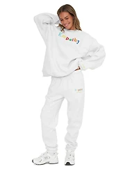 Mayfair Women's Empathy High-Rise Graphic Pull-On Joggers
