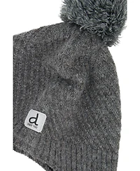 Deux par Deux Little and Big Unisex 5-16 Years Winter Peruvian Knit Hat with Pompom Cool