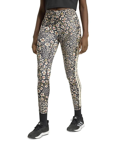 adidas Women's Farm Floral High-Waisted Leggings with Pockets