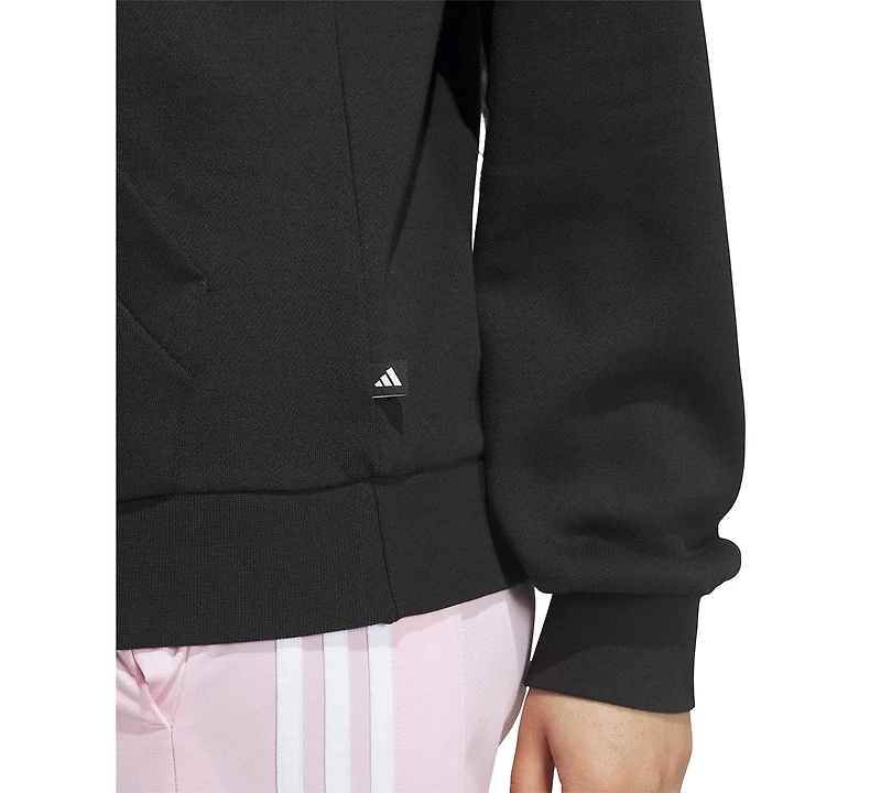 adidas Women's Camo Wordmark Graphic Fleece Hoodie