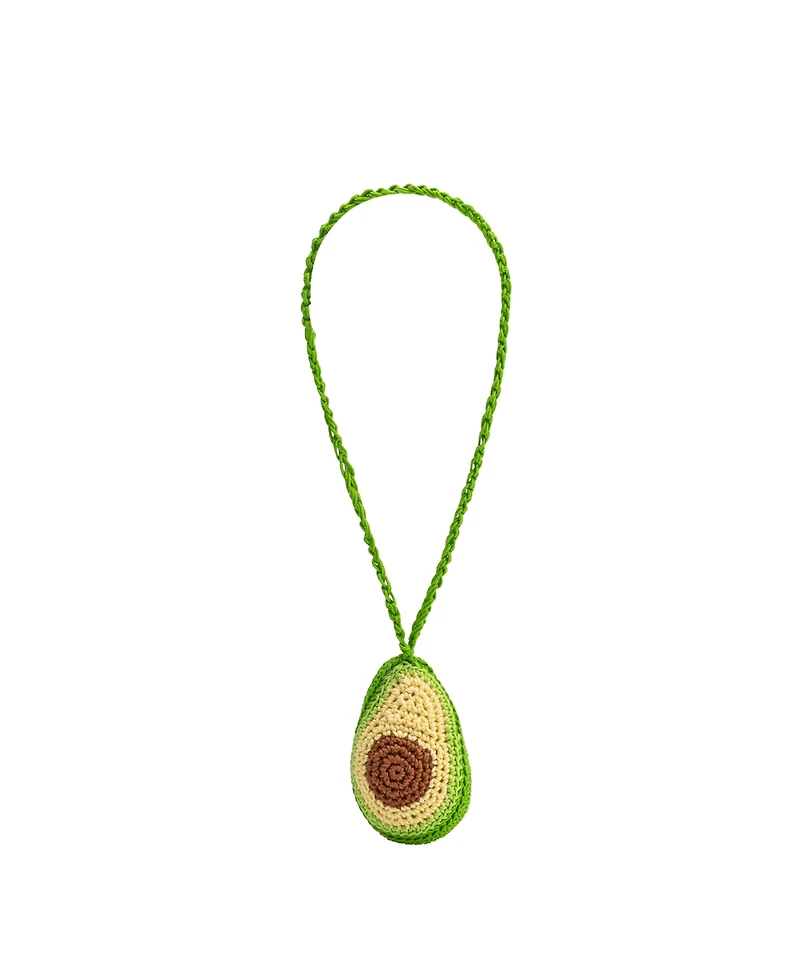 Melie Bianco Avocado Crochet Bag Charm
