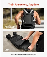 Sevorley 45 lb Cast Iron Ruck Plate, Weight Plate with Handle for Rucking